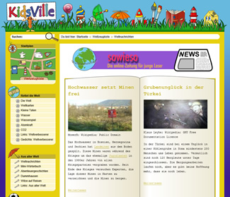 Sowieso Nachrichtenfeed auf Kidsville